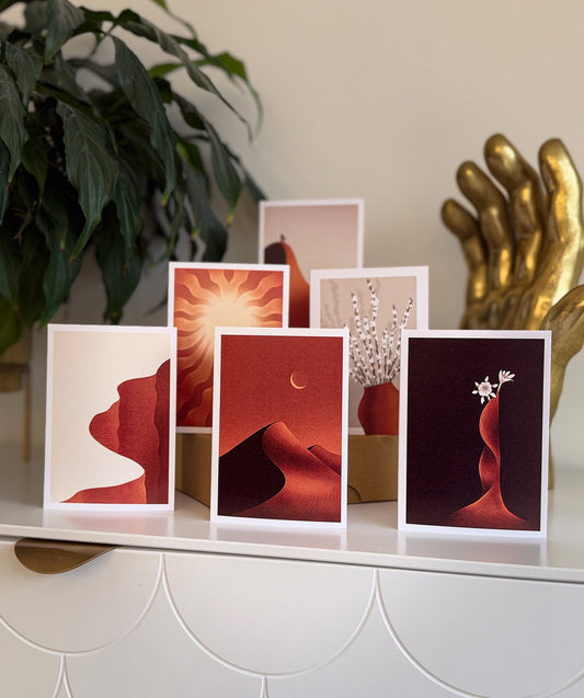 RUM | set of 6 greeting cards