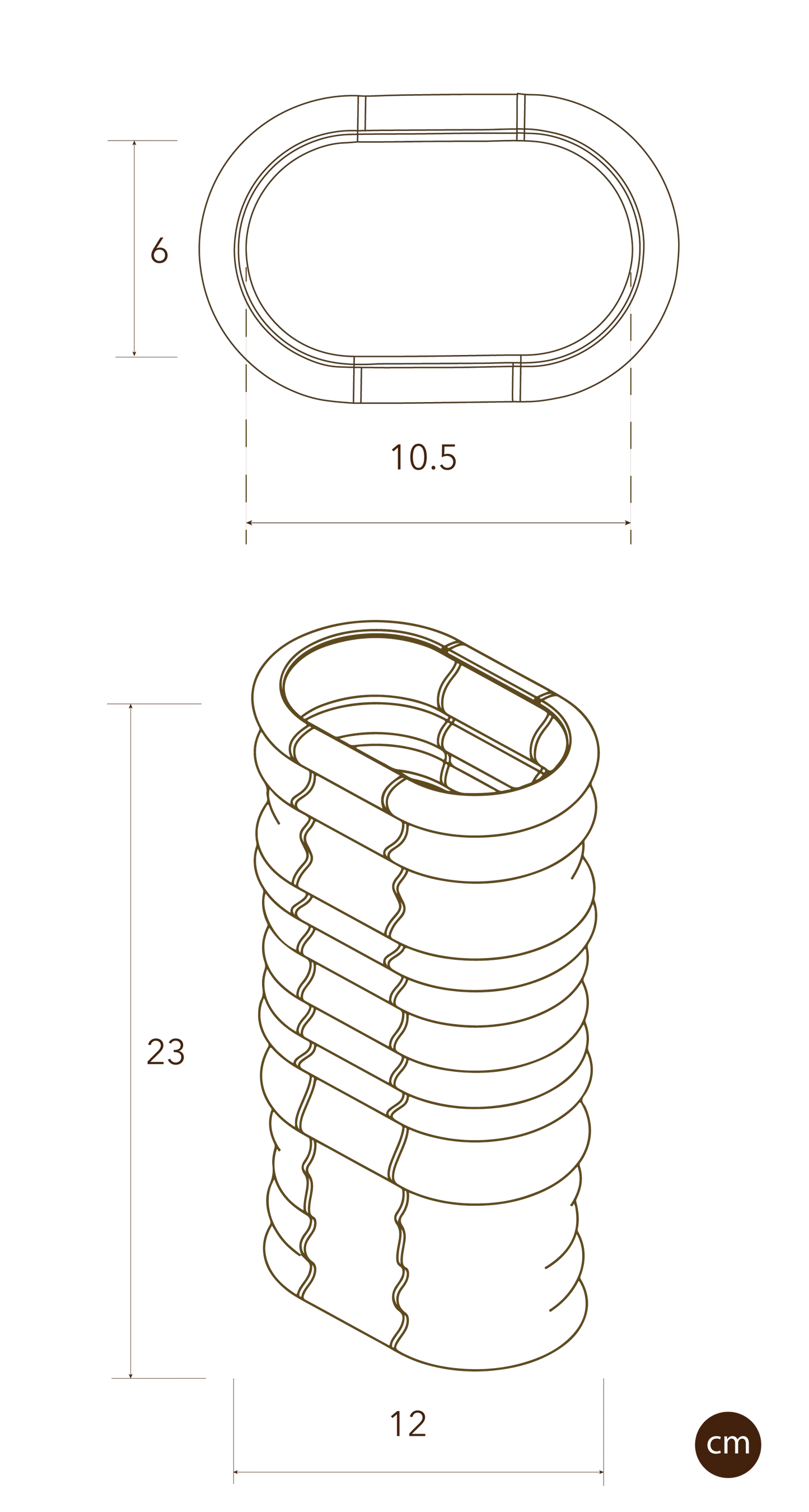 RIB | 3D Printed vase
