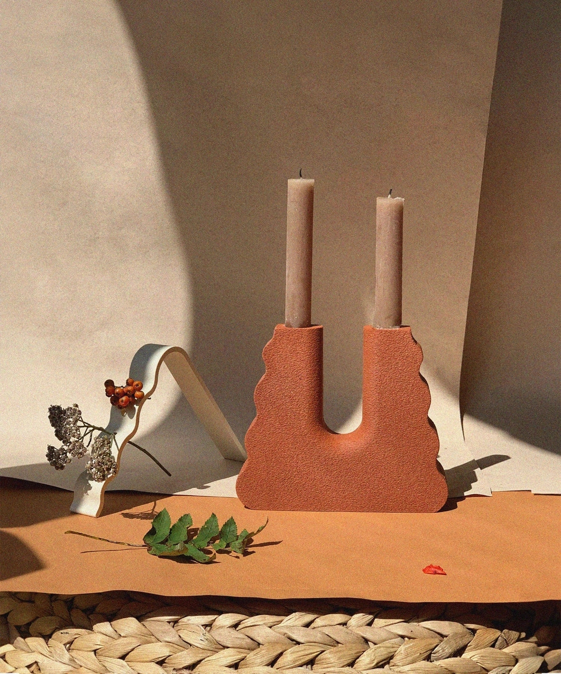 BUTTE | double candle holder