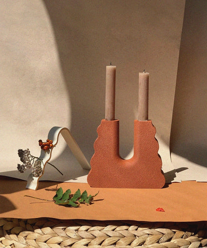 BUTTE | double candle holder